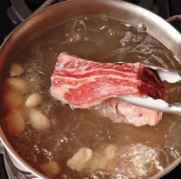boiling of meat