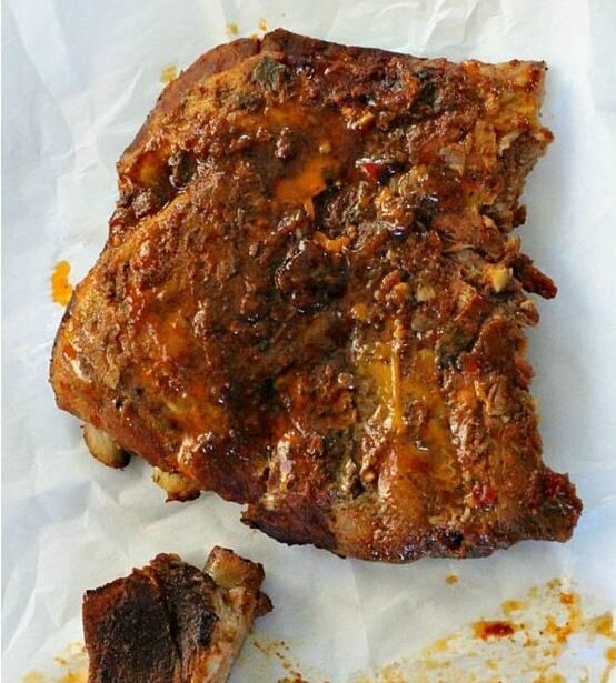 Barbecued Fresh Spare Ribs