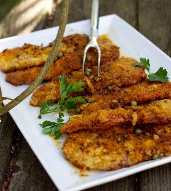 breaded veal cutlet